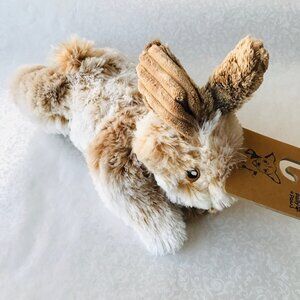 Pally Paws  Dog Toy with Squeaker Rabbit  Size : 12"X 6"